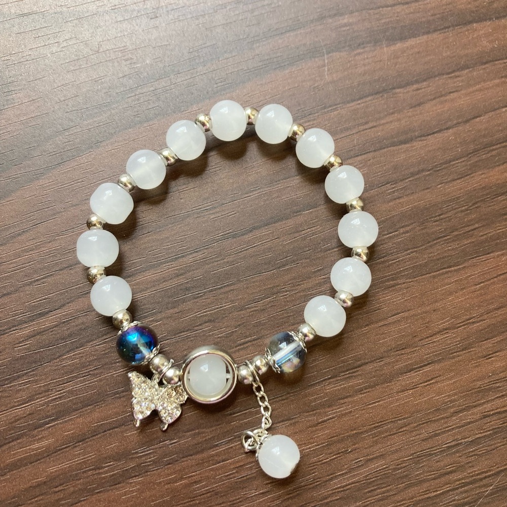 Butterfly charm bracelet